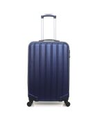 Himalaya koffer met 4 enkele wielen, medium stay, 65 cm, marineblauw