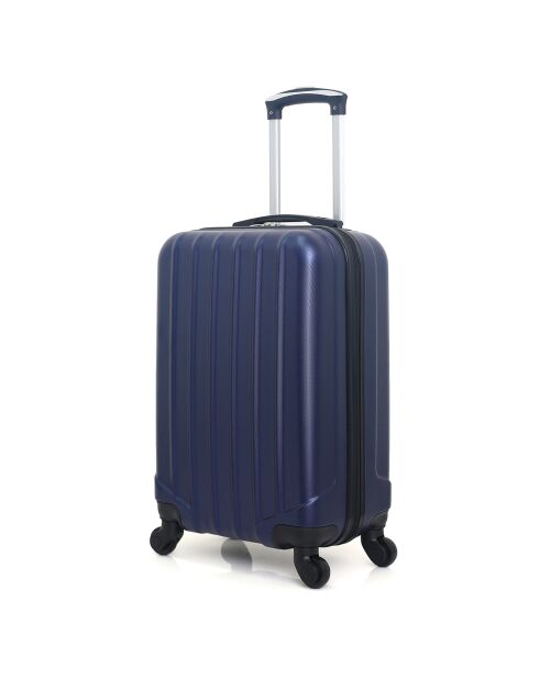 Valise Cabine 4 roues Himalaya 55 cm bleu marine