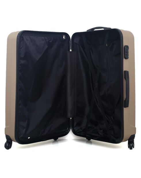 3 Valises 4 roues Himalaya 55/65/75cm beige