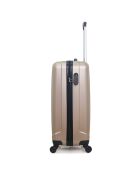 Valise Moyen Séjour 4 roues simples Himalaya 65 cm beige