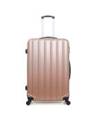 3 valigie 4 ruote Himalaya 55/65/75cm oro rosa