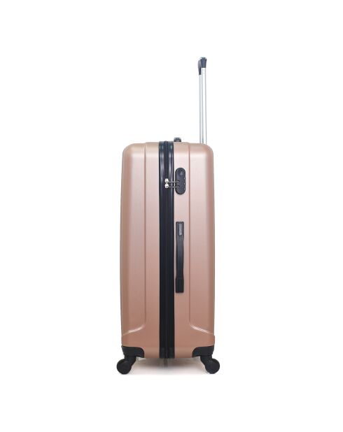 3 valigie 4 ruote Himalaya 55/65/75cm oro rosa