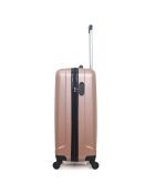 Valise Moyen Séjour 4 roues simples Himalaya 65 cm rose doré