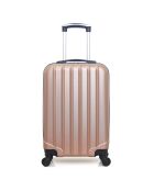 Valise Cabine 4 roues Himalaya 55 cm rose doré