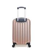 Valise Cabine 4 roues Himalaya 55 cm rose doré