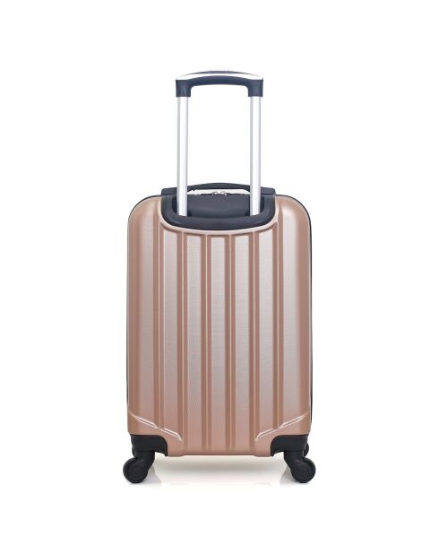 Valise Cabine 4 roues Himalaya 55 cm rose doré