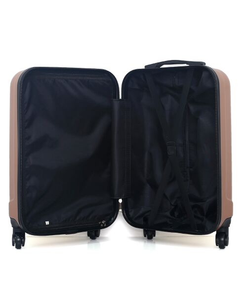 Valise Cabine 4 roues Himalaya 55 cm rose doré