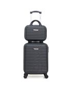 Cabin & Vanity koffer 4 enkele wielen Brazilia-H 50/30cm donkergrijs