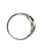 Infinity diamanten ring 0,74 kt witgoud