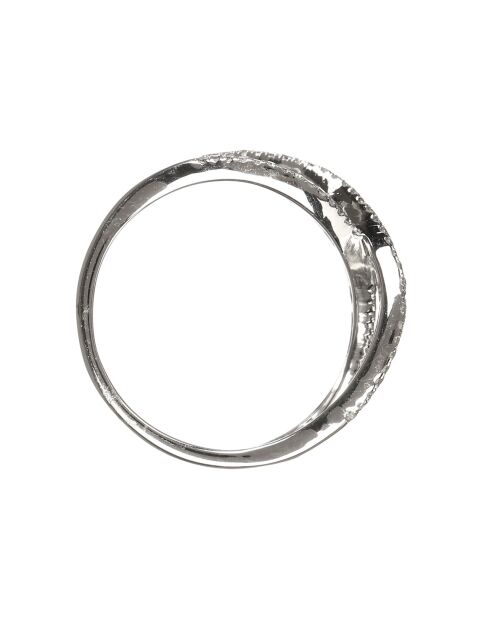 Infinity diamanten ring 0,74 kt witgoud