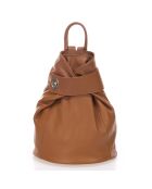 Cognac Cait Lederrucksack - 35x14x42 cm