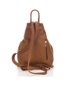 Cognac Cait Lederrucksack - 35x14x42 cm