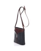 Sac bandoulière en Cuir Spencer marron - 18x7x19 cm