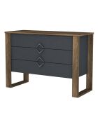 Commode Bumerang noyer/anthracite - 110x76x45 cm