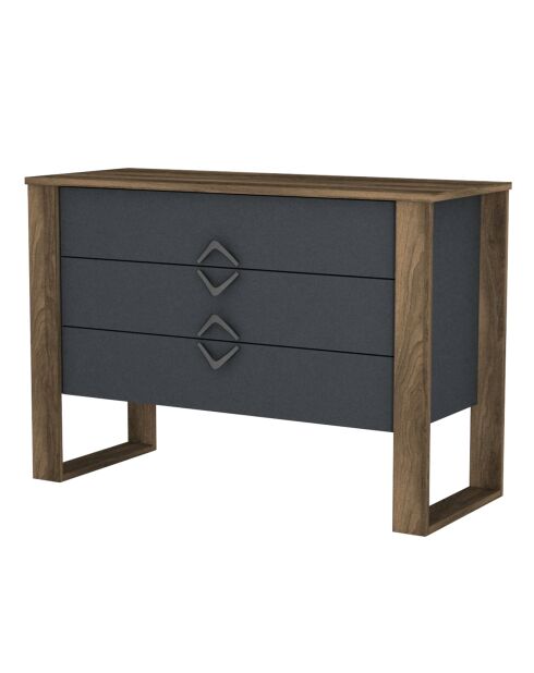 Commode Bumerang noyer/anthracite - 110x76x45 cm