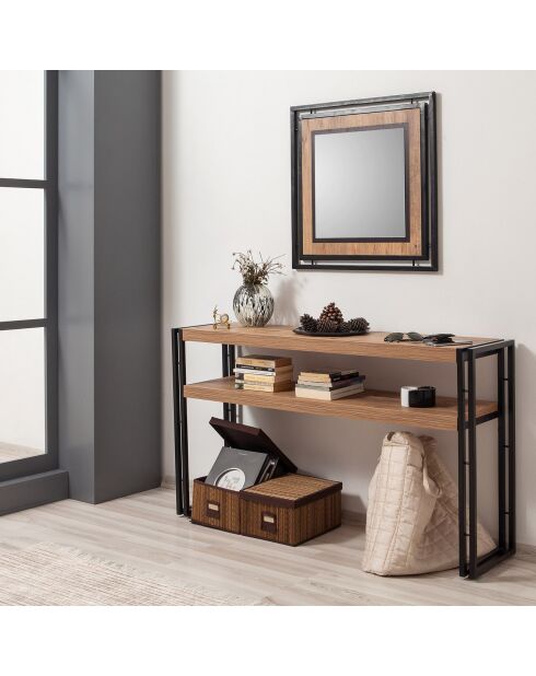 Console cosmo dresuar pin/noir - 140x80x35 cm