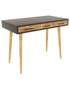 Bureau milano pin/anthracite - 105x79x55 cm