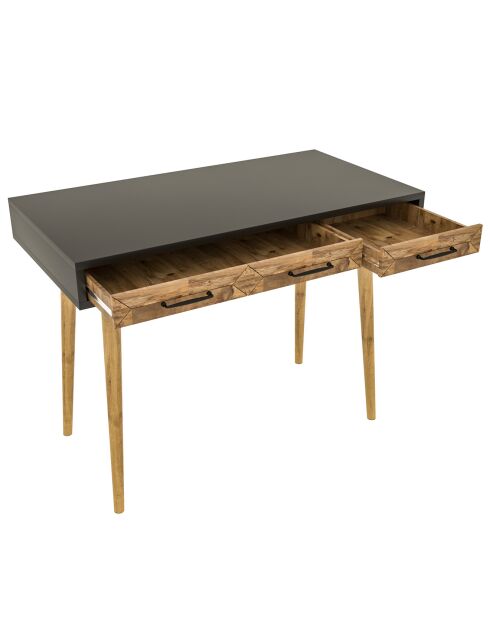 Bureau milano pin/anthracite - 105x79x55 cm