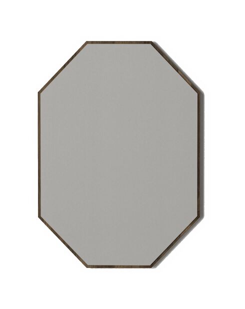 Miroir Lost noyer - 70x45x2 cm