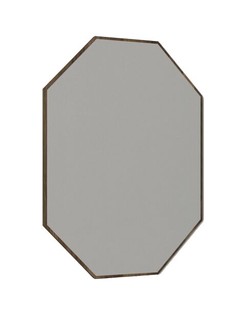Miroir Lost noyer - 70x45x2 cm