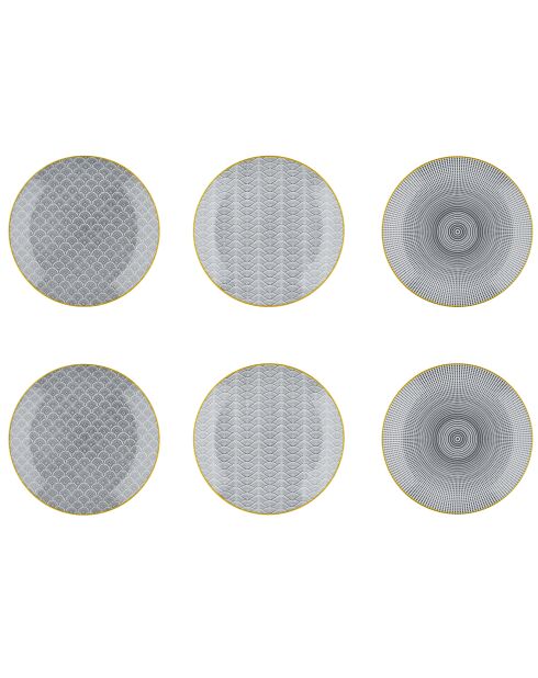 Service Les essentiels Eclipse gris anthracite - 18 pièces