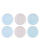 Service Les essentiels Pastel rose pastel/bleu pastel/vert pastel - 18 pièces