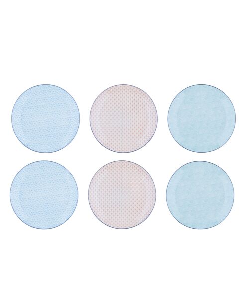 Service Les essentiels Pastel rose pastel/bleu pastel/vert pastel - 18 pièces