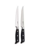 2 Couteaux à steak forgés noir/argenté