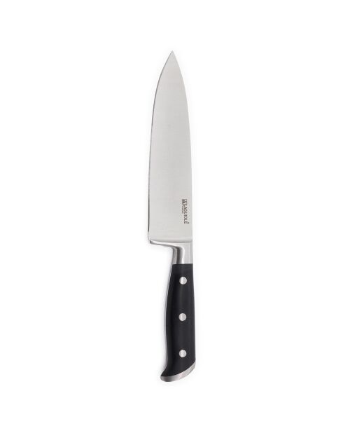 Couteau de Chef noir/argenté