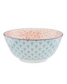 6 Bols petit-déjeuner Pastel rose pastel/bleu pastel/vert pastel - D.15 cm