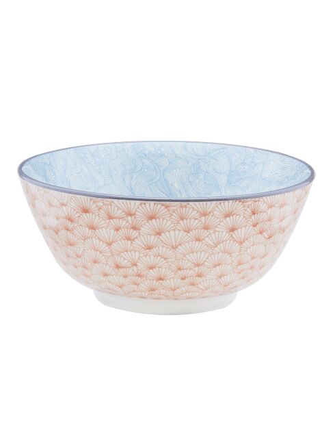 6 Bols petit-déjeuner Pastel rose pastel/bleu pastel/vert pastel - D.15 cm