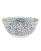 6 Bols petit-déjeuner Pattern Eclipse gris anthracite - D.15 cm