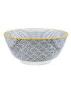 6 Bols petit-déjeuner Pattern Eclipse gris anthracite - D.15 cm