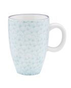 6 Tasses à café Pattern Pastel rose pastel/bleu pastel/vert pastel - 9 cl