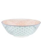 6 Bols Pattern Pastel rose pastel/bleu pastel/vert pastel - D.21 cm