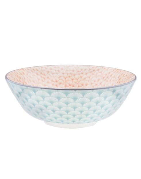 6 Bols Pattern Pastel rose pastel/bleu pastel/vert pastel - D.21 cm