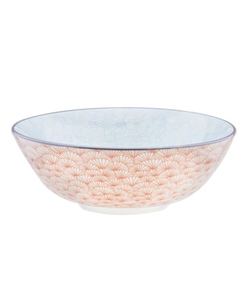 6 Bols Pattern Pastel rose pastel/bleu pastel/vert pastel - D.21 cm