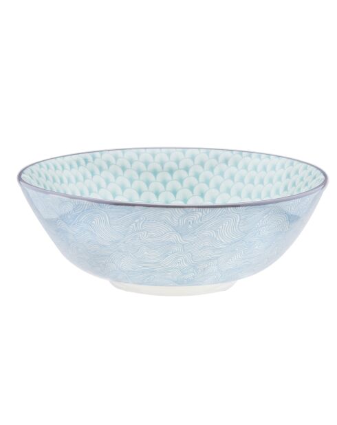 6 Bols Pattern Pastel rose pastel/bleu pastel/vert pastel - D.21 cm