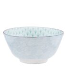 6 Bols apéritif Pattern Pastel rose pastel/bleu pastel/vert pastel - D.12 cm