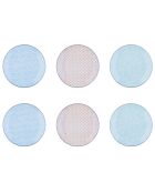 Service Les essentiels Pastel rose pastel/bleu pastel/vert pastel - 18 pièces