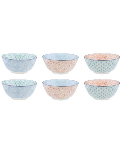 Service Complet Pastel rose pastel/bleu pastel/vert pastel - 42 pièces