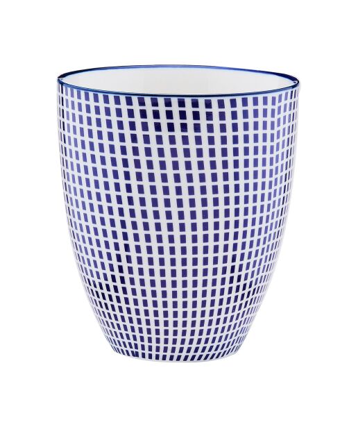 6 Mugs Pattern Dark blue bleu foncé - 30 cl