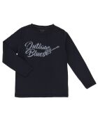 T-Shirt Blues en Coton bleu nuit