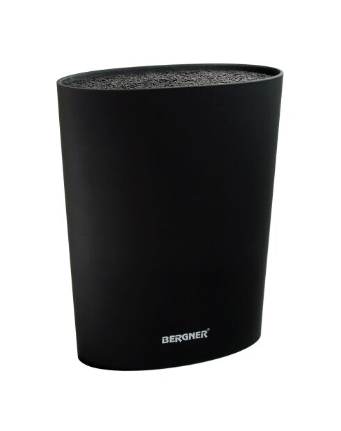 Zwart messenblok - 15,6x6,6x22 cm