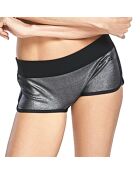 Bas de maillot shorty en Néoprène argenté