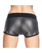 Bas de maillot shorty en Néoprène argenté