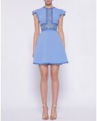 Robe dentelle spring bleu clair