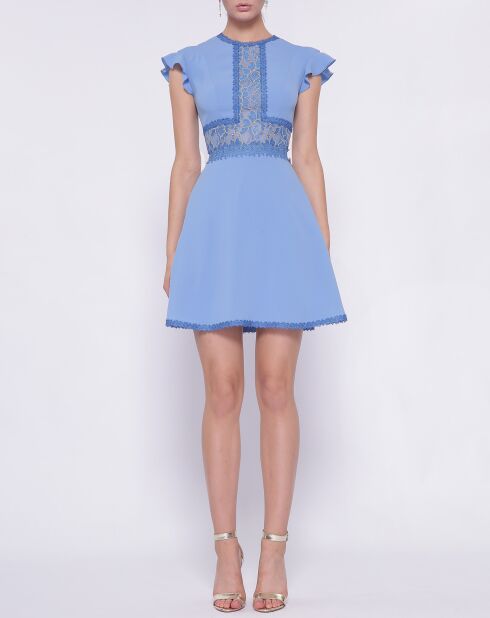 Robe dentelle spring bleu clair