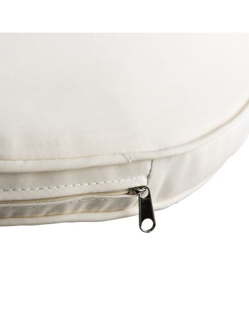 Fauteuil Victoire beige/crème  - 63x62x78 cm