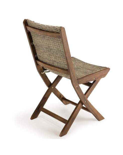 2 sillas plegables de madera Victoire